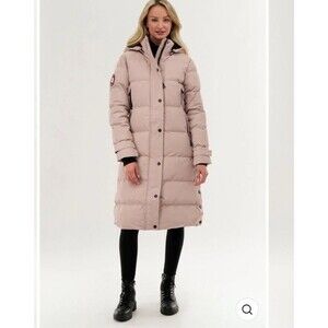 Canada Weather Gear Tan Quilted Parka Puffer Jacket -30/-40 Degree Weather Med